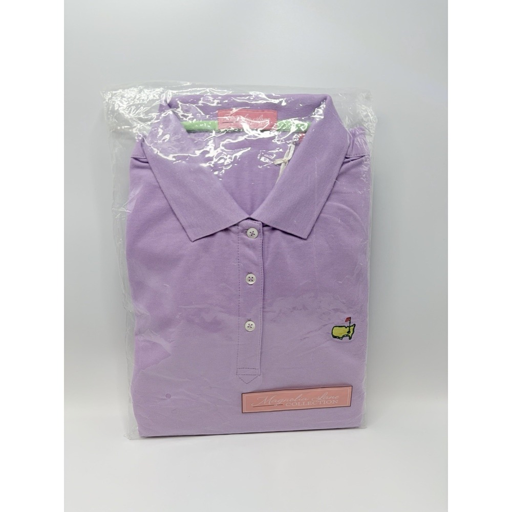 Magnolia Lane Pink Label Large Lavender Purple Golf Polo Shirt New/ML13K100
